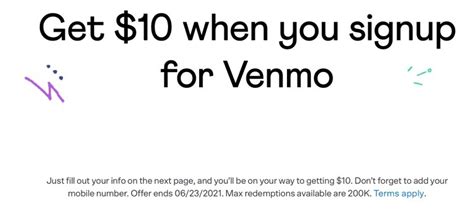 90 25 per ecommerce transaction. . Venmo first time user promo